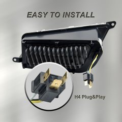 Pinamunuan ng ATV / UTV ang headlight para sa Polaris RZR XP 1000 auto led light para sa Turbo palaris accessories