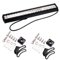 126W doppia fila led light bar chì travaglia barra led