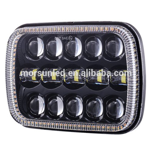 5x7 inch led headlight for GMC/Chevrolet headlamp with halo for jeep