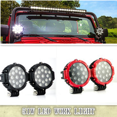 12V 24V LED light drive 4wd nagtatrabaho mga ilaw sa pagmamaneho