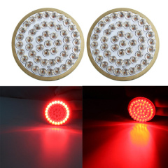 Clignotant rond avant / arrière à LED de style balle de 2 pouces