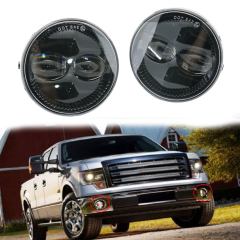 48 W-os kerek LED-es ködlámpa a Ford F150 4.5 hüvelykes ködlámpához Morimoto 2009-2014 LED 4000LM 9005 teherautókhoz