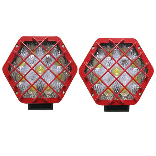 27W 9LEDs 5D LENS LED WORK LIGHTS WITH PROECTIVE GUARD