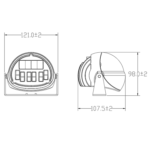 54W Elliptical LED Car Work Lamp Spot Beam LED Driving Work Lights