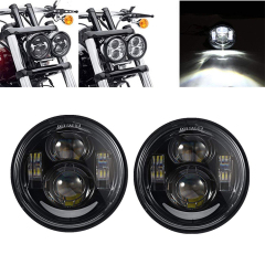 4.65 polegadas 2008-2016 Harley Davidson Dyan Fat Bob FXDF Atualização de farol de led