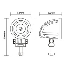 12V 10W LED மினி வோக்கிங் லாம்ப் LED கார் ஒர்க் லைட்