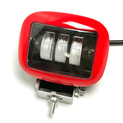 45W SQUARE LED WORK LAMP BLACK/RED LED WORKING LAMP For Jeep SUV Offroad