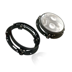 Kurung untuk cincin 7 inci bulat Trim ring Untuk motosikal Harley