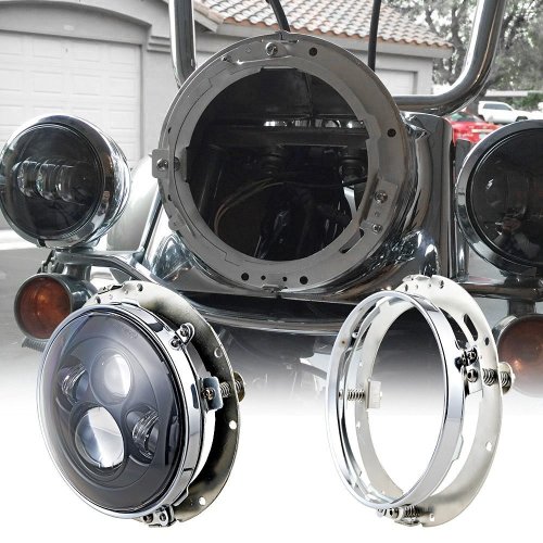 Bracket for 7 inch headlight round Trim ring For Harley motorcycle