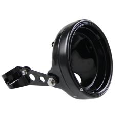 7 pouces support de boîtier de phare support noir / chrome 7 support de boîtier de phare pour moto