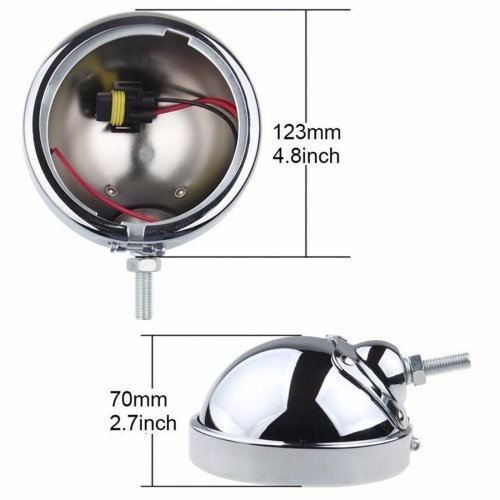 4.5 inch fog light Housing Bucket Fog Light Holder Motorcycle Mount Bucket for Harley