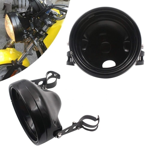 7 inch headlight housing Bracket holder black/chrome 7 headlight housing holder for motorcycle