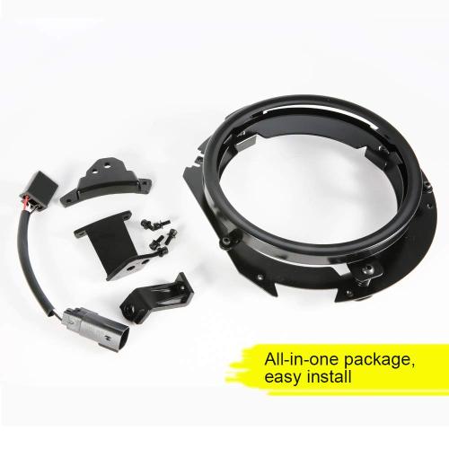 7 inch Jeep JL Headlight Bracket 2018+ Jeep Wrangler Headlight Mounting Bracket