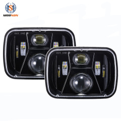 Square 5x7 headlights 1995 jeep cherokee led headlights 95 Jeep Cherokee XJ led headlights