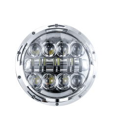 For Jeep Wrangler Parts 7 headlights White/Amber Halo Ring Headlight for Road Glide Hi/Low Beam 7