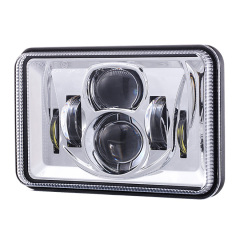 Rectangle 4x6 truck led headlights with hi lo beam DOT SAE approved