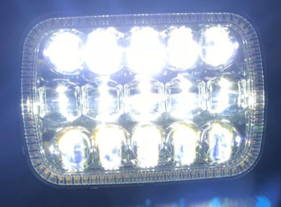 5x7 LED světlomety dálková světla