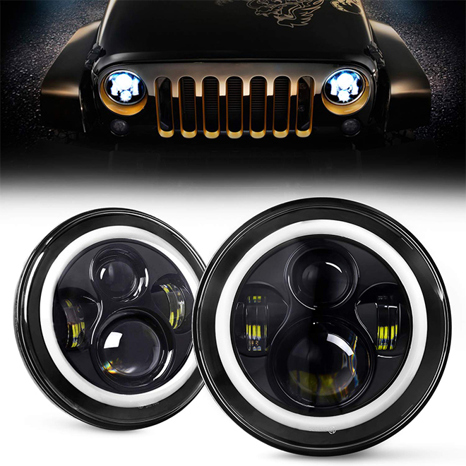 Lampu Depan Led Jeep Wrangler JK / JKU