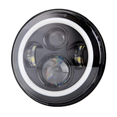 DOT 7 inch Putaran 2007-2016 Jeep JK lampu halo lampu untuk Jeep Wrangler JK unlimited 4 pintu & JK 2 pintu