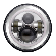 DOT 7 英寸圆形 2007-2016 吉普 JK 头灯光环灯适用于吉普牧马人 JK 无限 4 门和 JK 2 门