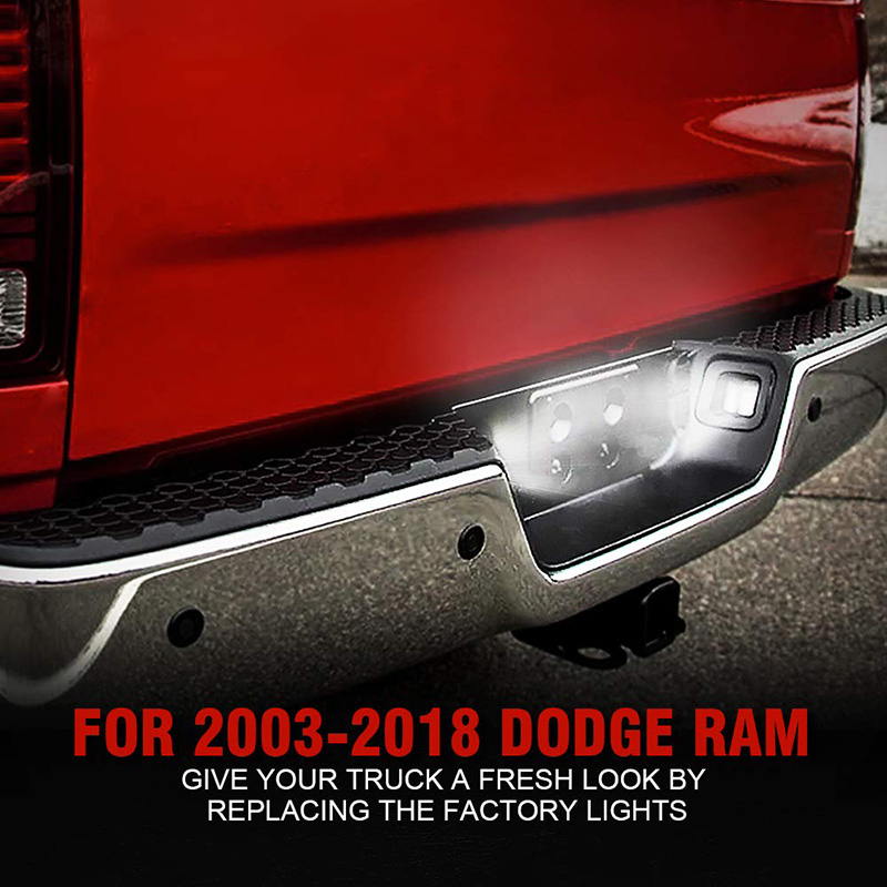 Filleadh solais plàta cead Dodge Ram 1500
