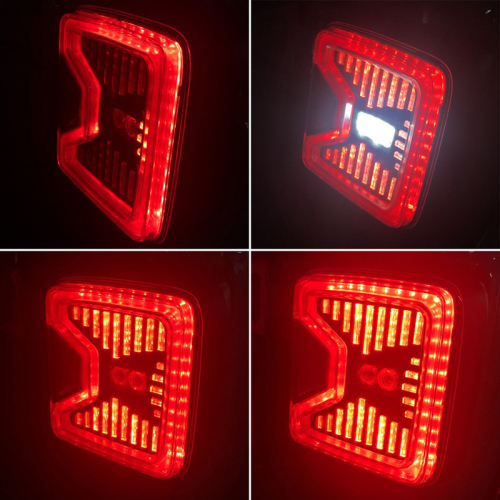 Morsun New Arrival Led Tail Lights for Jeep Wrangler JL 2018 2019 with Reverse/Running/Turn/Brake Beams