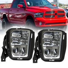 Dodge Ram 48 Pikap için 1500 W Yardımcı Led Sis Lambaları Değiştirme 2013 2014 2015 2016 2017 2018