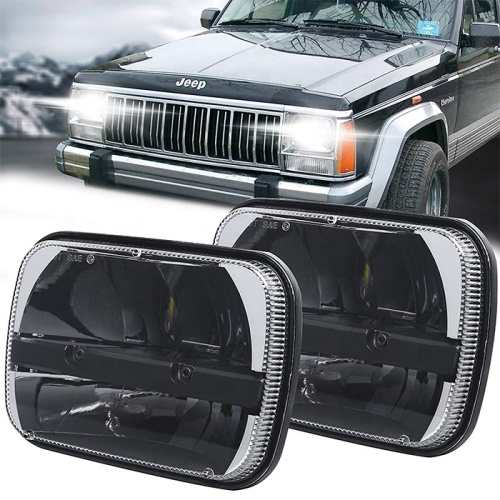 5x7 inch Led Headlights for Jeep Wrangler YJ XJ Led Truck Headlights for GMC Ford Super Duty Chevrolet Express
