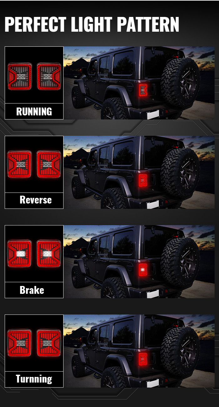 Jeep Jl Led Tail Lights Light Pattern