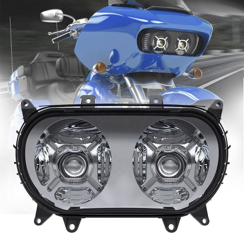 5.75" Dual Headlight for Harley Road Glide FLTRX FLTRXS Ultra FLTRU Road Glide Led Headlight Upgrade