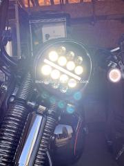 5.75 դյույմ LED լուսարձակներ Harley Davidson Sportsters Dyna FXSTS FXDWG 5 3/4-ի համար