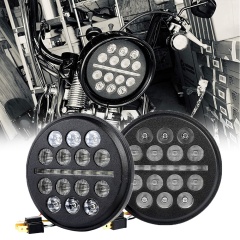 Harley Davidson Sportsters Dyna FXSTS FXDWG 5.75 5/3 uchun 4 dyuymli LED faralar