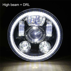 Round 5.75 Led Halo Headlights Harley Davidson Daymaker Headlight 5.75 Led Motorcycle Headlight Accessories