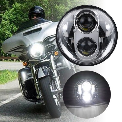Cheap 5.75" Led Headlights for Harley Davidson VRSCD XG XL XR Dyna FLSTS FXCW Motorcycle Accessories