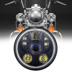 圓形 5.75 Led Halo 頭燈 Harley Davidson Daymaker 頭燈 5.75 Led 摩托車頭燈配件