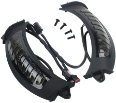 আল্ট্রা এফএলটিআরইউ স্পেশাল এফএলটিআরএক্স 2015 2016 2017 2018 এর জন্য ফ্লাশ মাউন্ট ফ্রন্ট রোড গ্লাইড নেতৃত্বের টার্ন সিগন্যালগুলি