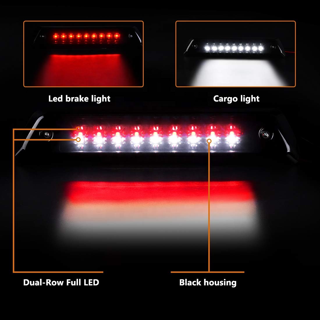 Ford F150 Drëtt Led Schwänz Liicht