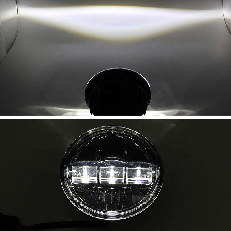 New Arrival Auxiliary Lights 4.5 inch Led Fog Lights for Harley Davidson  Motorcycle Electra Glide Road