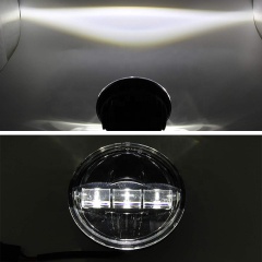 Novas luzes auxiliares de chegada 4.5 polegadas led luzes de neblina para motocicleta Harley Davidson Electra Glide Road King