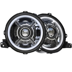 DOT SAE 9 inch Nije 2018 Jeep Wrangler JL LED Headlights