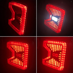 DOT Approved 2018 Jeep Wrangler JL Led Tail Lights with Running Braking Turning Reverse Lights