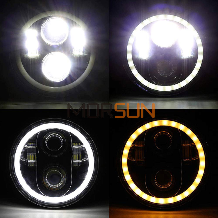 5.75 Harley Davidson Led faralari yuqori past nurli DRL burilish signallari