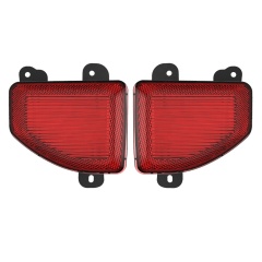 煙熏/紅色 Jeep JL 後保險槓燈 LED Jeep JL 後保險槓反光鏡適用於 2018 Jeep Wrangler JL 2020 Gladiator JT