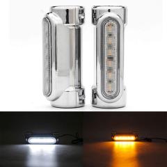 Semnale de întoarcere DRL lumini cu LED montate pe bară de accident pentru motociclete Harley Davidson lumini pentru bara de autostradă de conducere