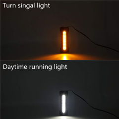 轉向信號燈 DRL 防撞桿安裝 LED 燈適用於哈雷戴維森摩托車公路燈桿駕駛