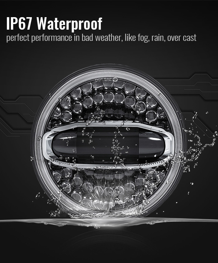 Lampu Led Jeep Jk OEM IP67 Waterproof