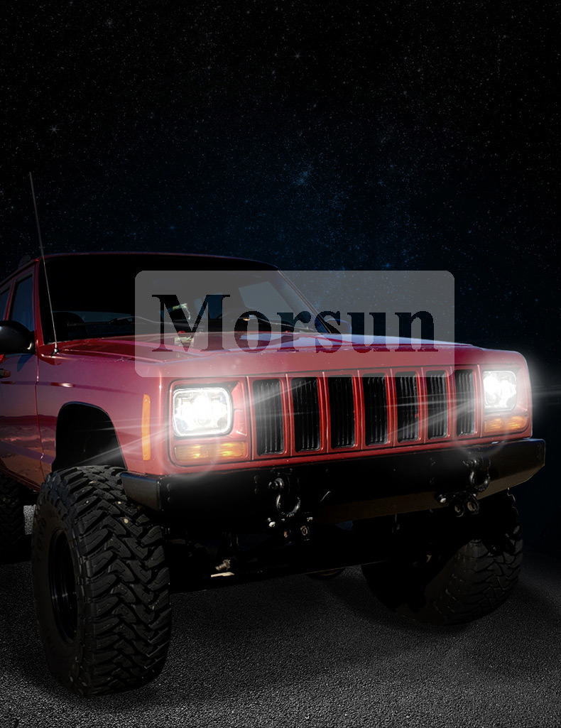 Jeep Cherokee XJ Led priekinių žibintų reklamjuostė