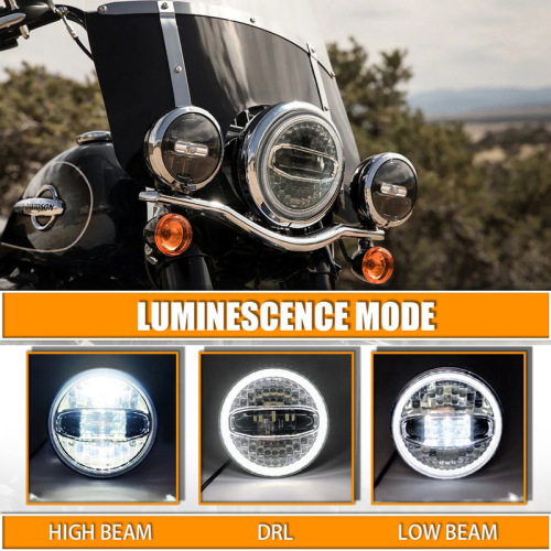 7 inch Round Jeep Jk Oem Led Headlights with Halo Lights Jeep Jk