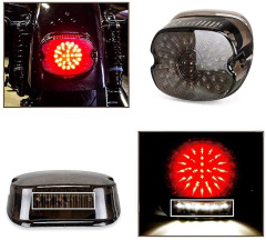 Luz de freio traseira LED para motocicletas Harley Sportster Dyna FXDL Electra Glides Road King