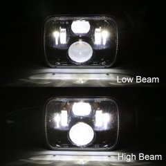 H6054 Led Headlight 5x7 Sealed Beam H5054 H6054 Led Replacement Jeep xj Headlight Conversion Upgrade